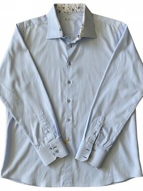 3XL designer blue shirt